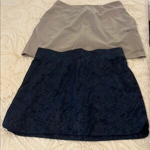 Orvis Women's Skort Set- Navy and Gray